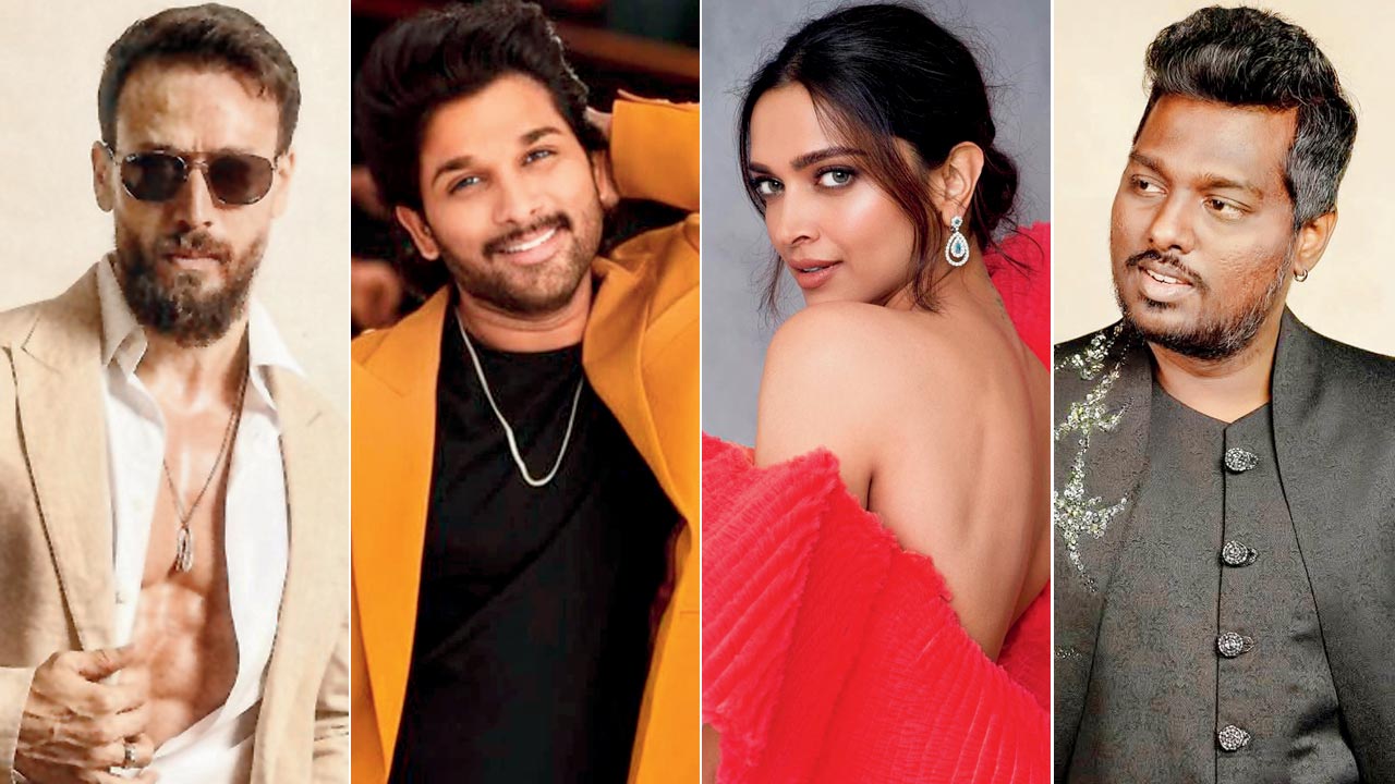 Tiger Shroff, Allu Arjun, Deepika Padukone and Atlee